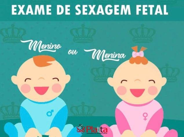 Exame de sexagem fetal